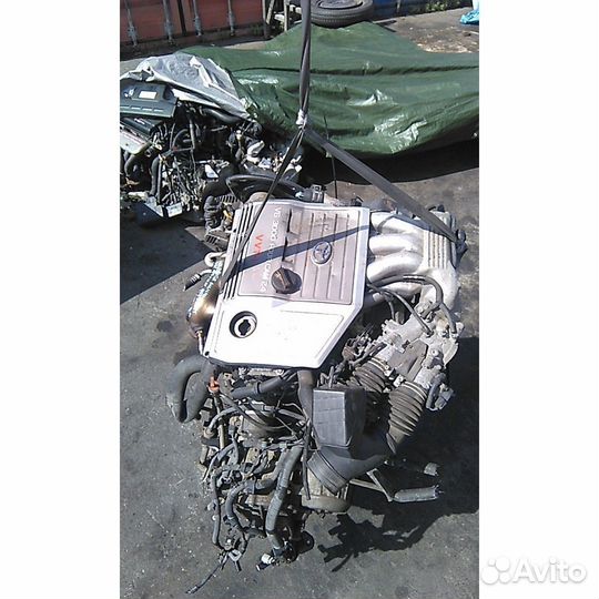 Двигатель двс с навесным toyota harrier MCU10 1MZ