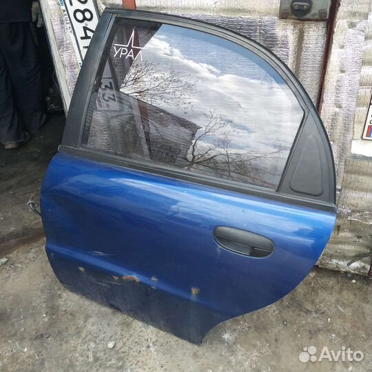 Дверь задняя левая шевроле ланос заз шанс