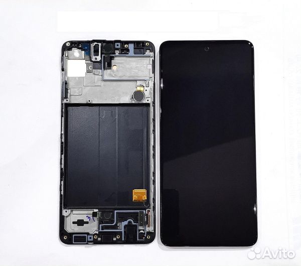 Дисплей для Samsung Galaxy A51(черный) + установка