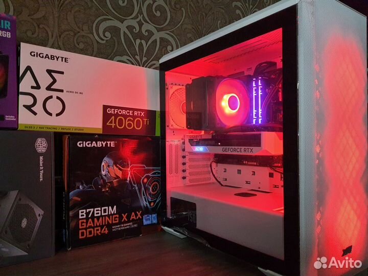 Мощный Пк XPG Defender RTX 4060 Ti+ Core i5 13400F