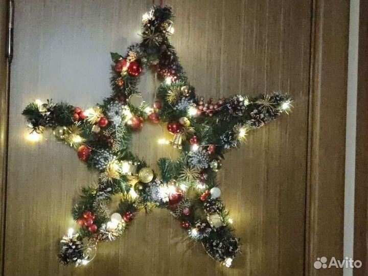 Новогодний венок декор для дома