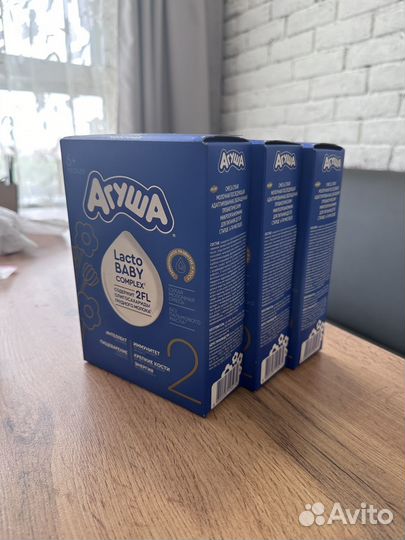 Смесь сухая агуша 3 шт