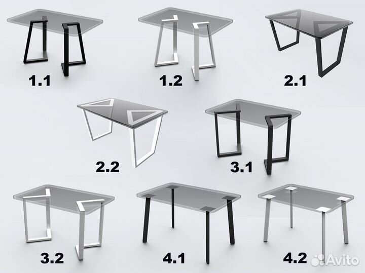 Стол кухонный thetable 160х80 см 3.23/3.1 Sadness