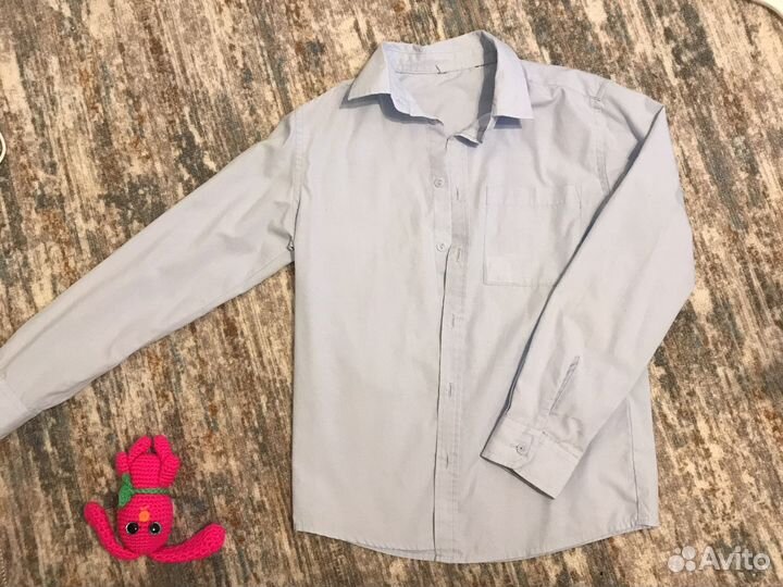 Рубашки для мальчика рост 122-128