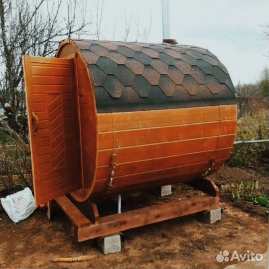 Баня бочка квадро с доставкой