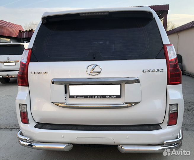 Защита заднего бампера Lexus GX460 2009 углы