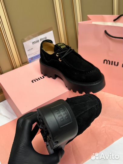 Оксфорды Туфли Лоферы Miu Miu Размер 36-40