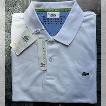 Поло Lacoste белое р.48,50,52,54,56