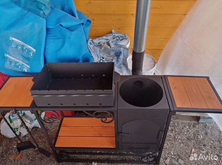 Печь под казан и мангал