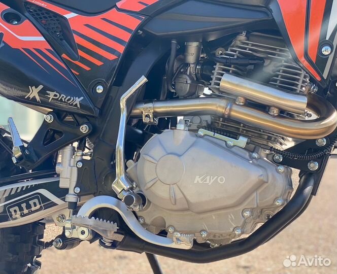 Мотоцикл кроссовый kayo T4 300 enduro PR300 птс