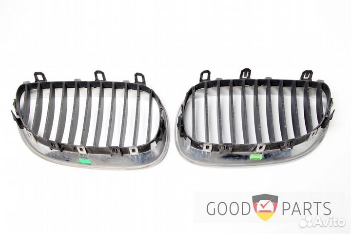 Решетка радиатора хром BMW 5-серия E60/E61 2003-2