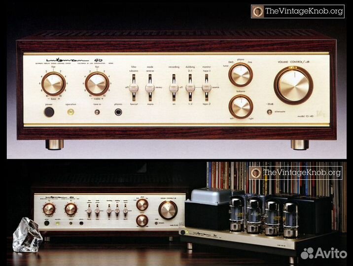 Luxman MQ68C + Luxman CL-40