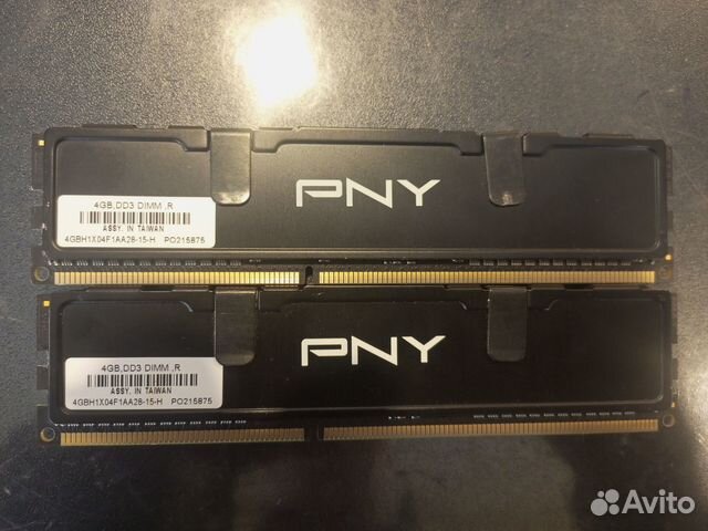 Dimm ddr3 4gb+4gb PNY xlr8 1866Mhz/XMP