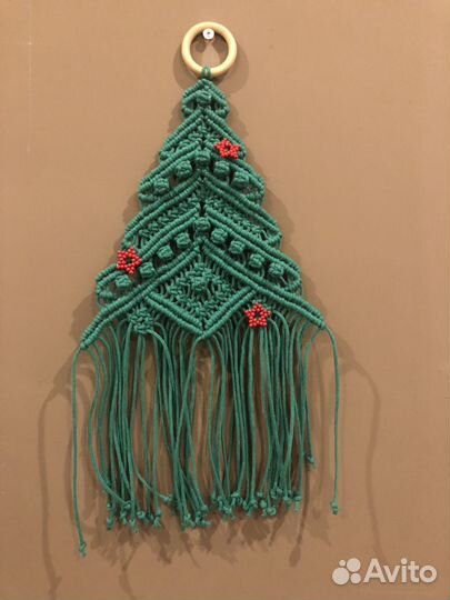 Новогоднее украшение на стену