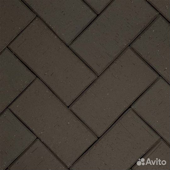 Клинкер тротуарный графитовый «Штутгарт»