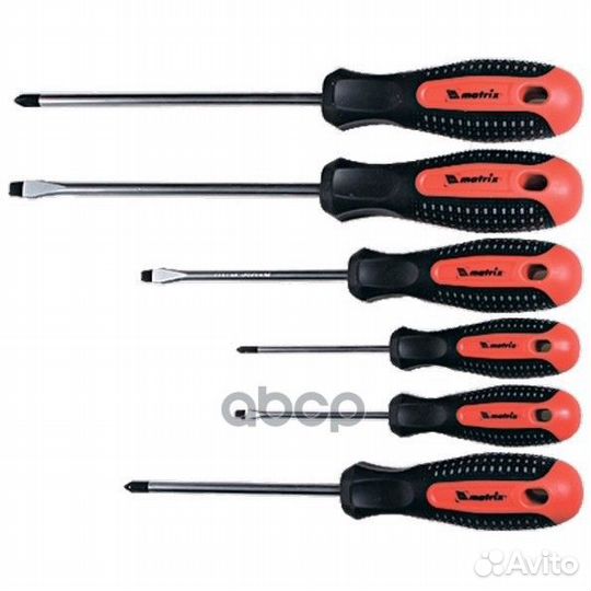 Набор отверток профессиональных 6 шт, Матрикс