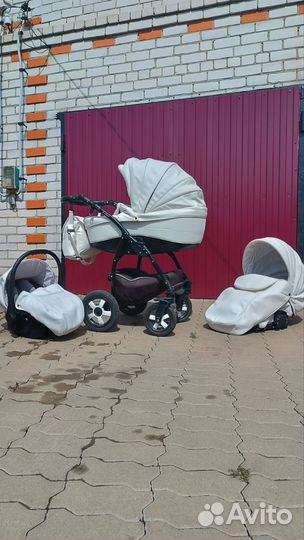 Коляска 3 в 1 индиго