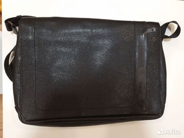 Мужской кожаный портфель Stevens