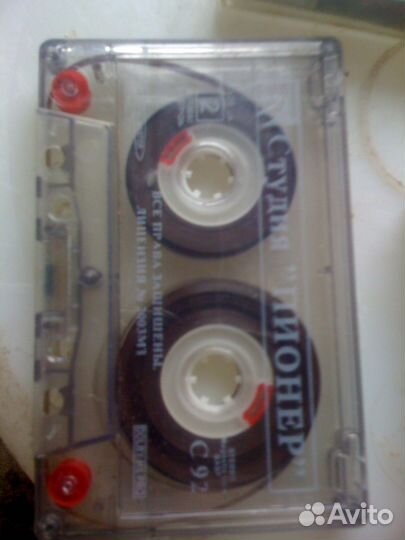 Аудио-кассеты б.у и 1 бабина