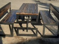 Скамейки со столом - комплект мебели