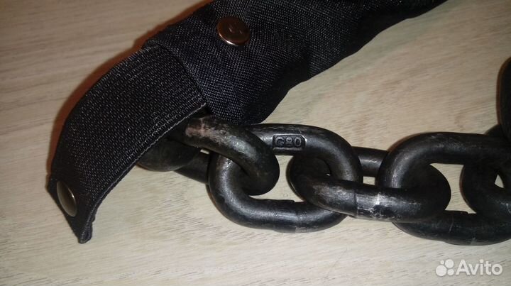 Цепь 10мм,g80 с замком Onguard 849s