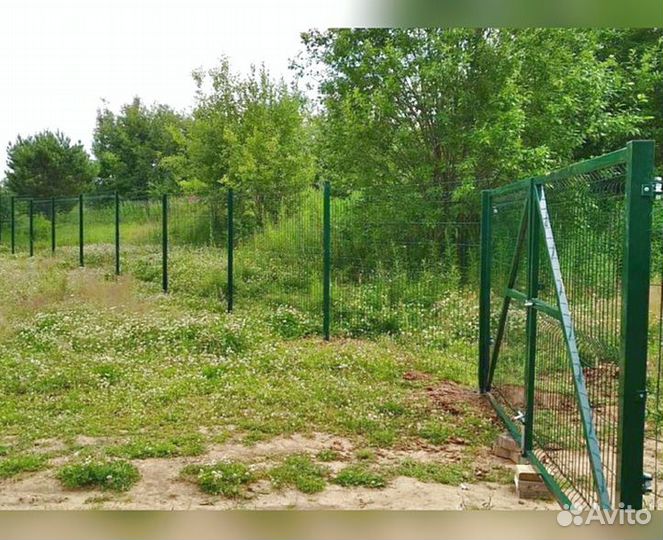 Забор из 3д сетки