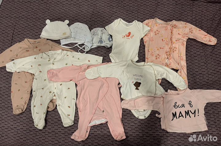 Вещи для новорожденных 56-62