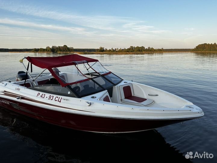 Американский катер Larson с мотором Suzuki 140
