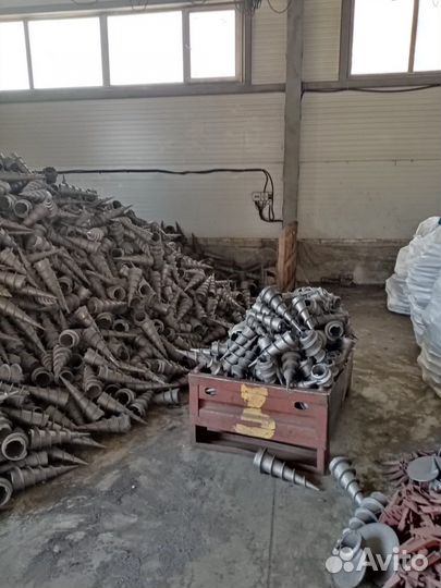 Производство литых наконечников для винтовых свай