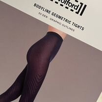 Wolford колготки Bodyline Geometric Port Royale