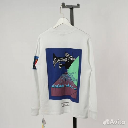 Cav empt свитшот Blue back на руках (Арт.38884)