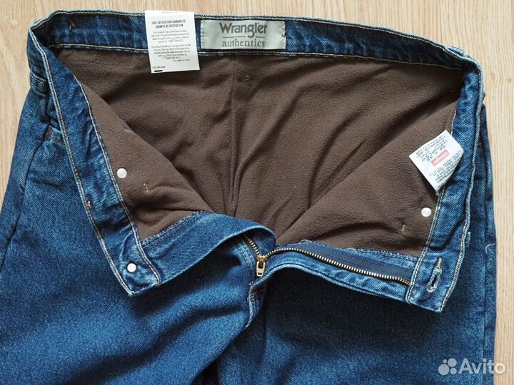 Джинсы утепленные Wrangler новые 32w 32l