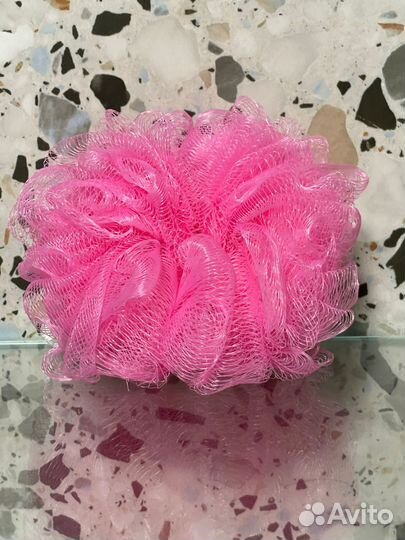 Мочалка для тела опт. Цвет Розовый