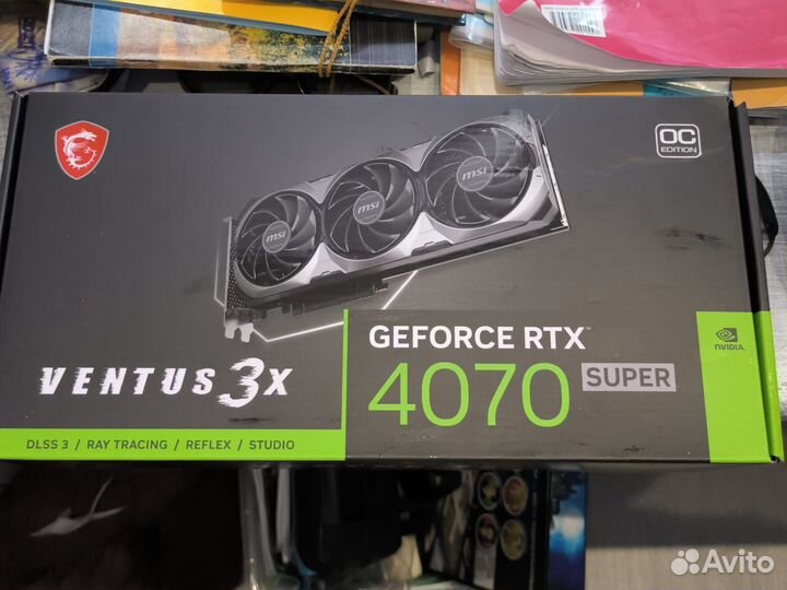 Видеокарта MSI RTX 4070 super ventus 3x oc