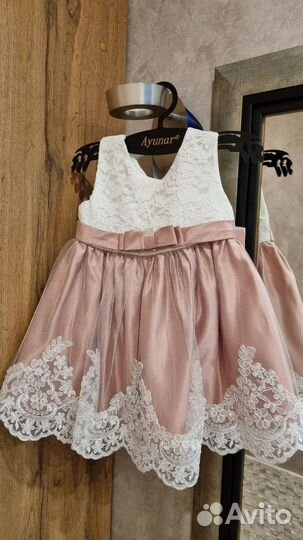Нарядное платье для девочки 92
