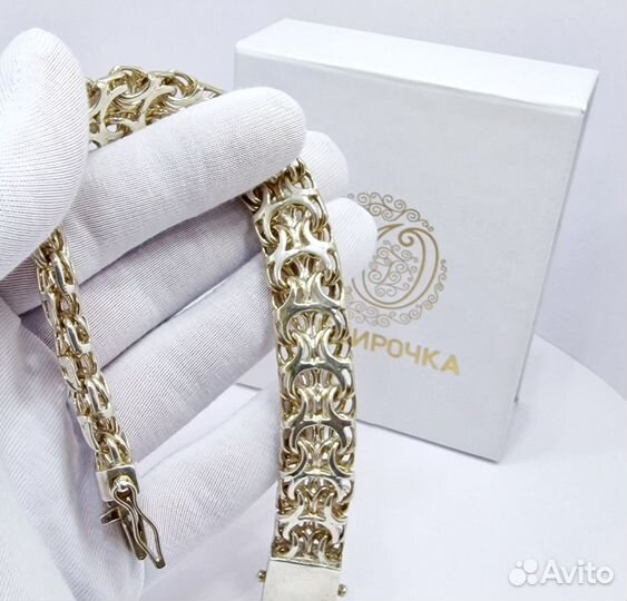 Серебряный браслет Рамзес 74гр