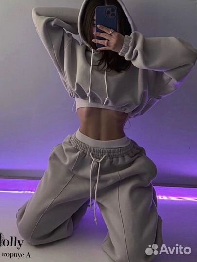 Спортивный костюм женский теплый на флисе