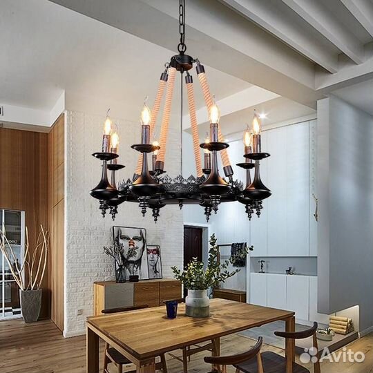 Люстры в стиле ретро, прованс, кантри, лофт