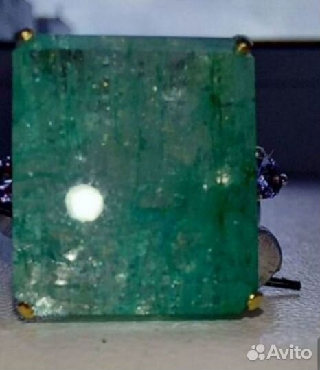 Кольцо с уральским изумрудом 11.580ct