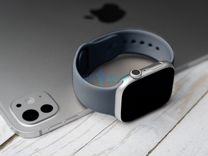 Apple Watch Series 9 45мм (Серебристый, M/L)