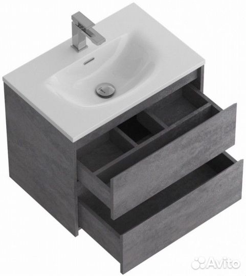 Мебель для ванной BelBagno Kraft-39-600-BB-8099-3-60 Cemento Grigio