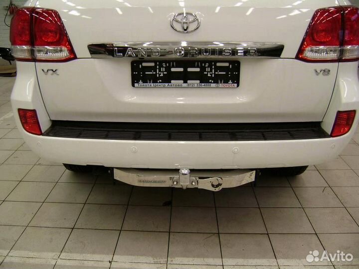 Фаркоп Тойота (Toyota) Land Cruiser 200 2007- (кр