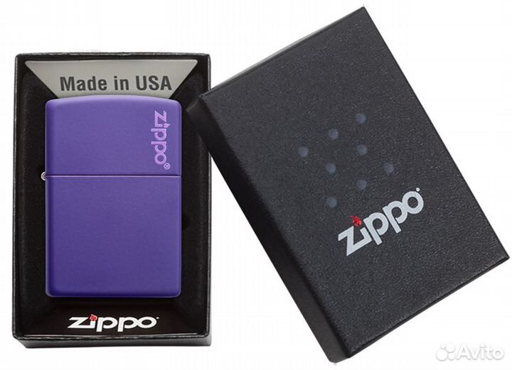 Зажигалка Zippo 237ZL Purple Matte Оригинал Новая