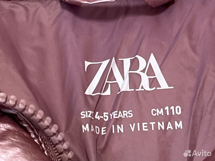 Куртка zara новая детская 110см