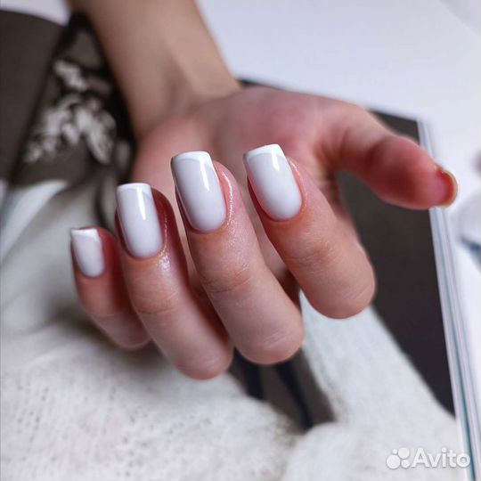 Маникюр гель-лак наращивание педикюр