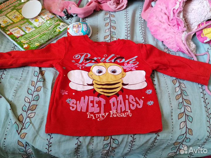 Вещи для девочки размер 80