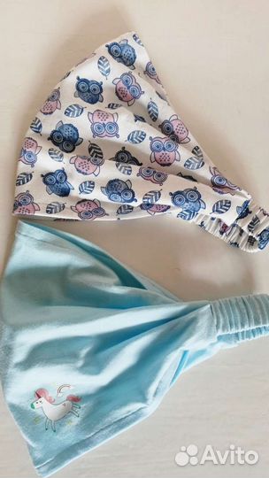 Косынка на резинке трикотажная