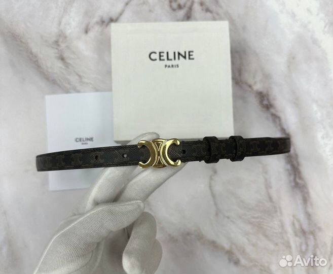 Ремень Celine черный