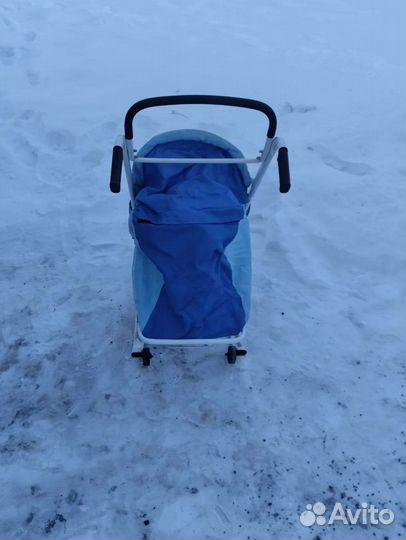 Коляска санки