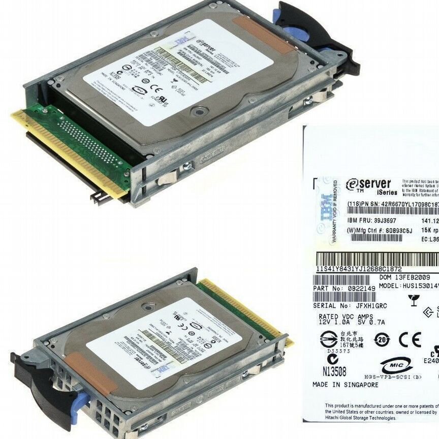[42R6670] Жесткий Диск Ibm 141gb 39j3697 Scsi 3.5 42r6670